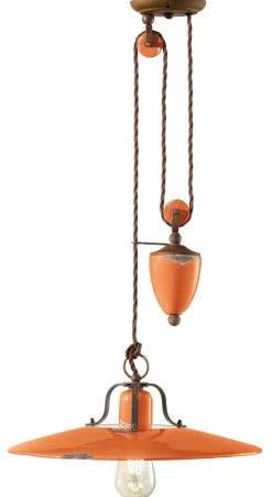 Pendelleuchte Industrial Keramik verstellbar E27 NICOLA