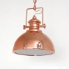 Pendelleuchte INDUSTRIAL in Kupfer