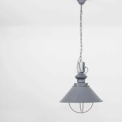 Pendelleuchte Industriedesign Esstisch in Grau Kupfer