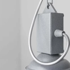 Pendelleuchte Industriedesign Esstisch in Grau Kupfer