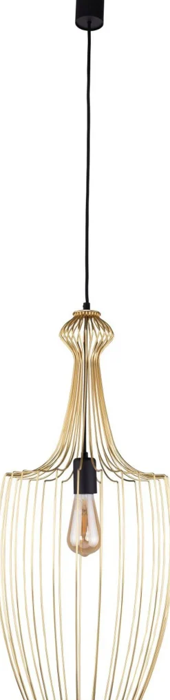 Pendelleuchte JULIUS Gold Messing Wohnzimmer Lampe