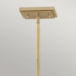 Pendelleuchte Metall B: 51 cm Messing Schwarz 12x E14