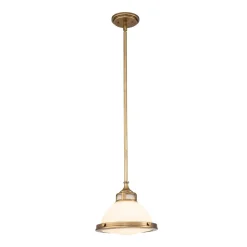 Pendelleuchte Metall Glas Ø 29,2 cm rund E27 Industrial