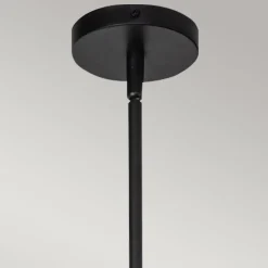 Pendelleuchte Metall Seil D: 18,1 cm Höhenverstellbar E27