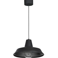 Pendelleuchte mit Schirm Schwarz Metall Esstisch Küche