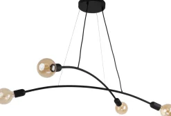 Pendelleuchte NOKO Schwarz Retro Esstisch Lampe