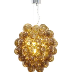 Pendelleuchte Rauchglas B: 64 cm H: max. 140 cm verstellbar