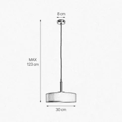 Pendelleuchte Schwarz Gold E27 Ø 30 cm Messing Eisen