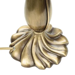 Pilzleuchte Messing massiv Jugendstil