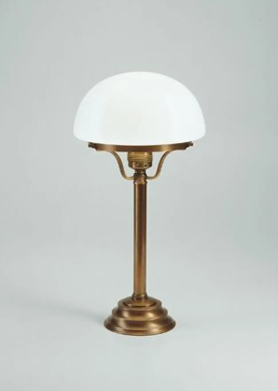 Pilzleuchte Premium Glas Messing E27 38 cm blendarm