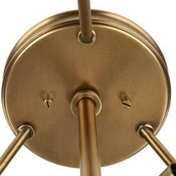 Premium Deckenleuchte rund Jugendstil in Messing GRACIA