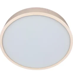 Runde Deckenleuchte ARBARO Holz Modern Wohnzimmer