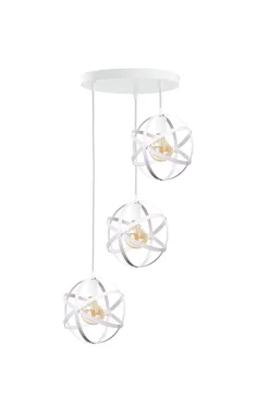 Runde Hängelampe 3-flammig Metall Ø40cm dekorativ