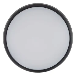 Runde LED Außenwandleuchte IP54 Aluminium Schwarz 18 W