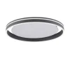 Runde LED Deckenleuchte Anthrazit Ø59 cm 38 W dimmbar