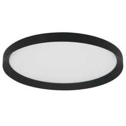 Runde LED Deckenleuchte Schwarz Weiß 2700 K Ø50 cm