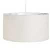 Runde Pendelleuchte Stoff E27 Ø55 cm Modern in Natur