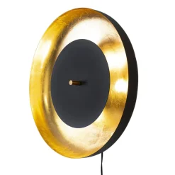 Runde Wandleuchte mit Kabel und Stecker Ø 50 Ø 50 cm