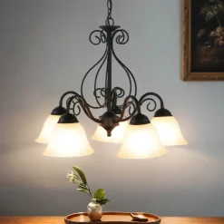 Rustikale Hängeleuchte E14 ATHEN