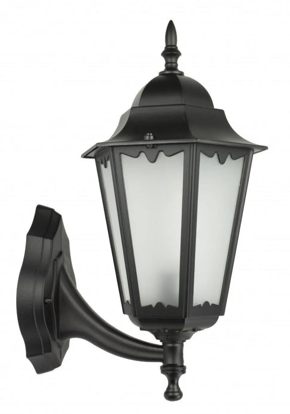 Rustikale Wandlaterne außen H:45cm IP43 Aluminium