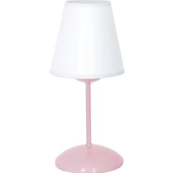 Schlichte Tischleuchte NIGHT in Rosa