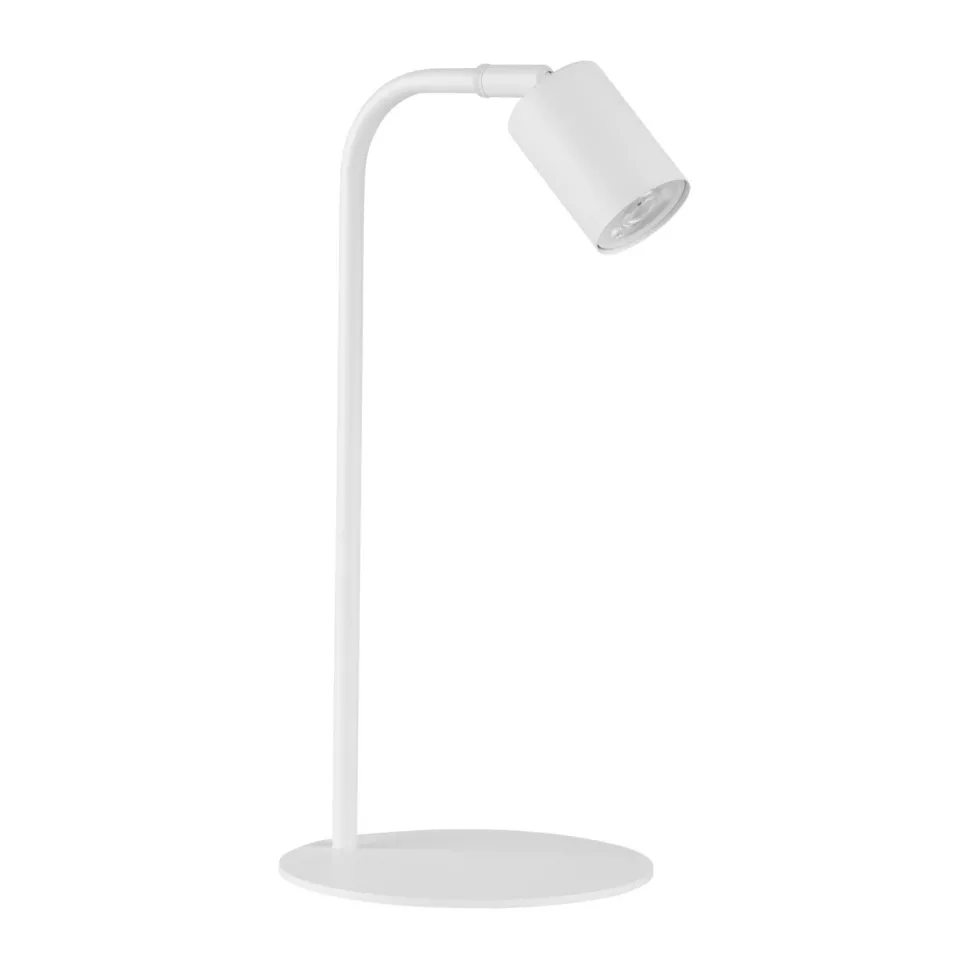 Schreibtischlampe Weiß verstellbar Modern Metall 40 cm