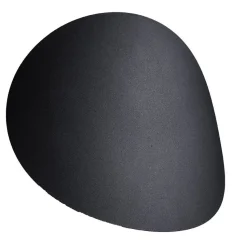 Schwarze Wandleuchte Modern Metall 2x G9 indirekt