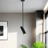 Schwenkbare Deckenlampe Modern in Schwarz