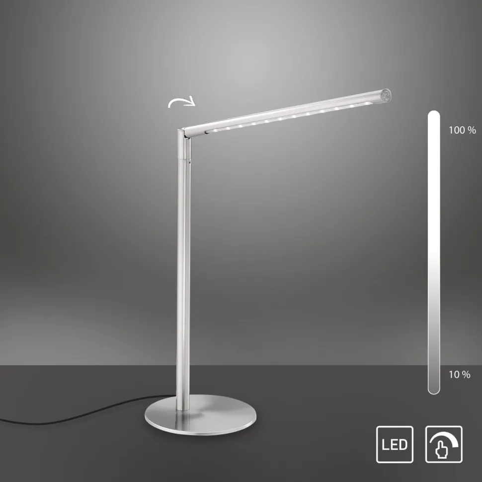 Schwenkbare LED Schreibtischleuchte Metall 5 W dimmbar