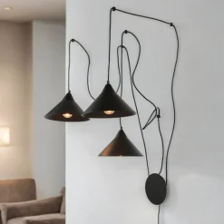 Spider Hängeleuchte mit Stecker Kabelschalter FLEXIO