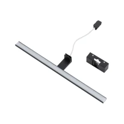 Spiegelleuchte LED Schwarz IP44 3000 K 850 lm Aluminium