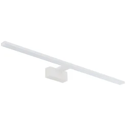 Spiegelleuchte LED Weiß IP44 3000 K 1100 lm Aluminium