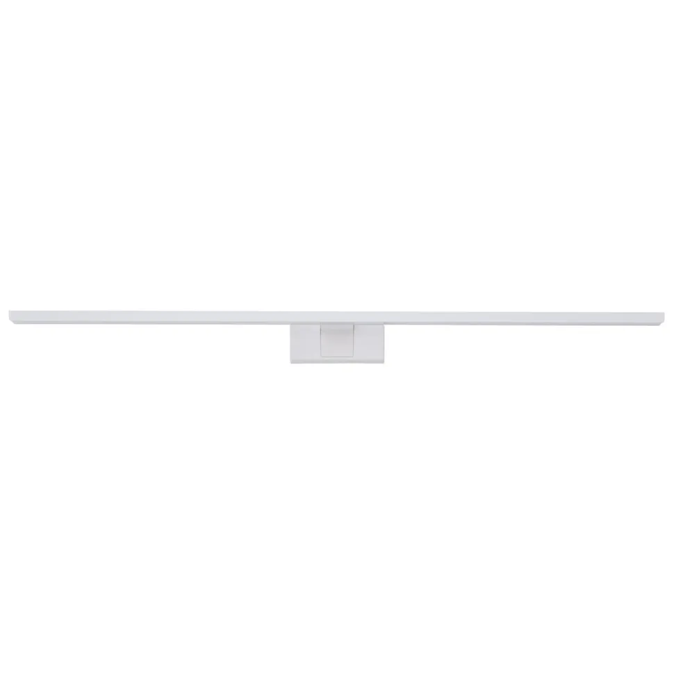 Spiegelleuchte LED Weiß IP44 3000 K 1100 lm Aluminium