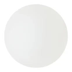 Spiegelleuchte Metall Glas Ø 20 cm in Gold Weiß E14