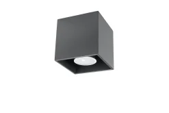 Spot Anthrazit Aluminium eckig Modern wohnlich GEO