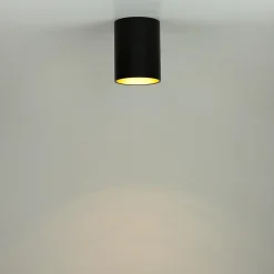 Spot EYE Schwarz Gold Decke Flur Lampe