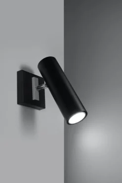 Spot Lampe Schwarz Metall praktisch GU10 verstellbar