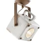 Spot Lampe Wand Metall Keramik E27 verstellbar eckig