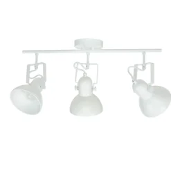 Spot Leuchte Weiß Metall 3x E14 Retro praktisch