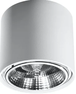 Spot Weiß Aluminium rund Modern vielseitig JASMYNN