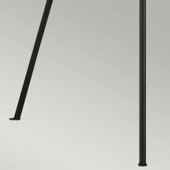 Stehlampe Dreibein in Rost Weiß 140cm klein Metall Stoff