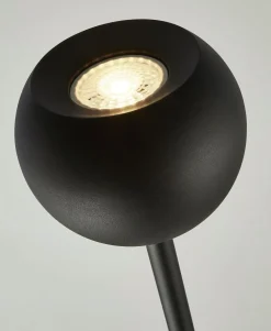 Stehleuchte Schwarz GU10 180 cm Metall Retro Design