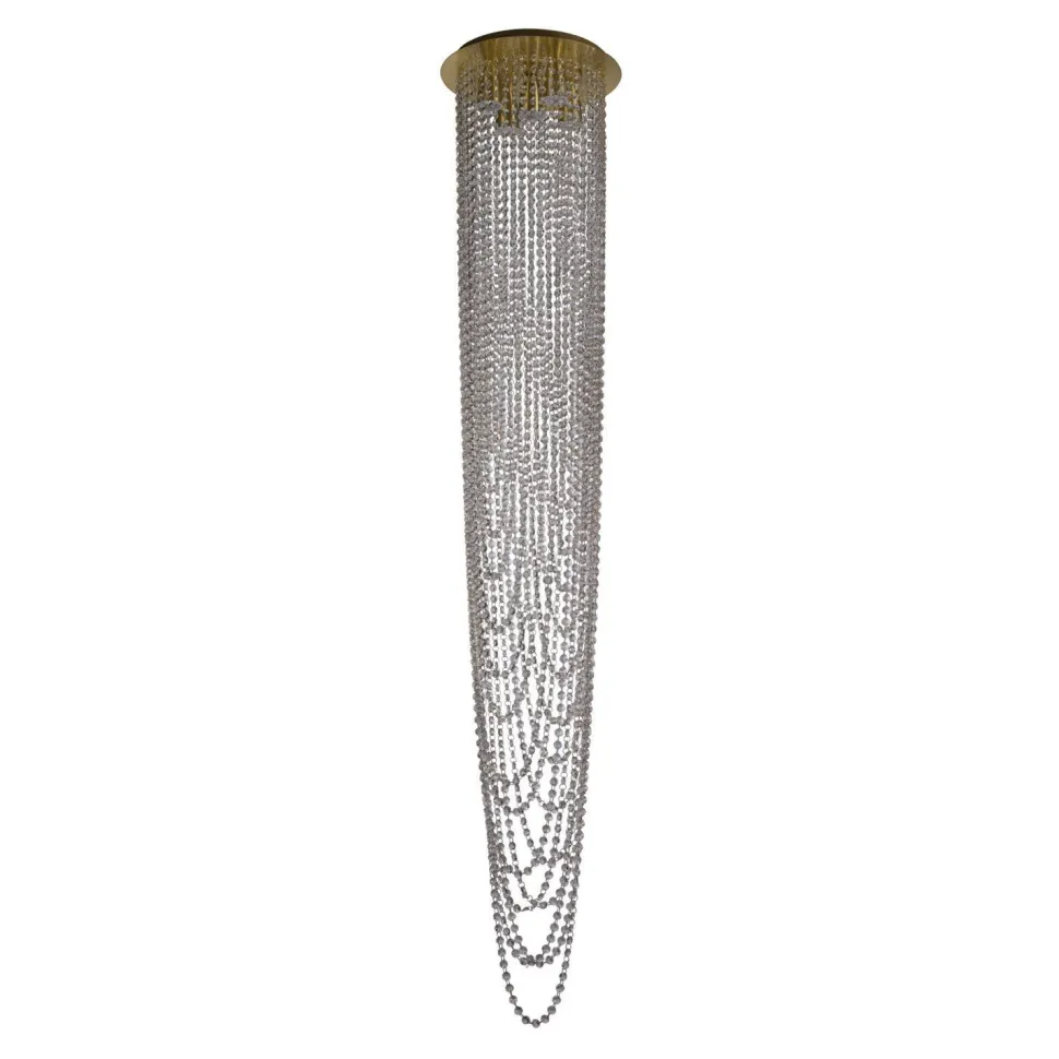 Stilvolle Deckenlampe Metall Glas GU10 Ø65 cm 5-flammig