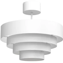 Stilvolle Deckenlampe Metall Weiß Ø39 cm E27 indirekt