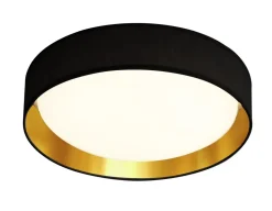 Stilvolle LED Deckenlampe Ø37 cm 3000 K in Schwarz Gold