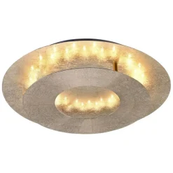 Stilvolle LED Deckenleuchte schwenkbar 6 W in Blattgold