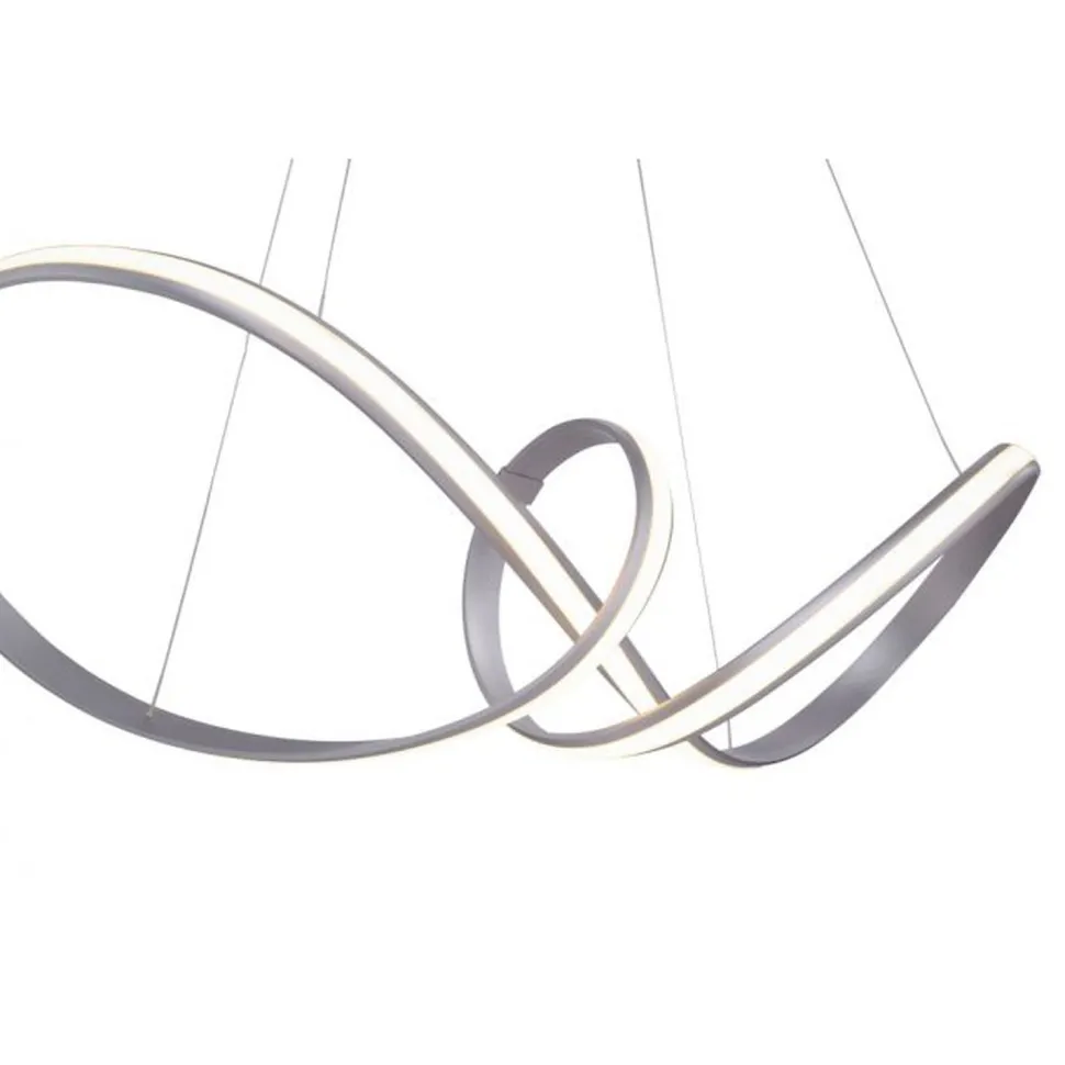 Stilvolle LED Hängelampe in Stahl L:91 cm 39 W dimmbar