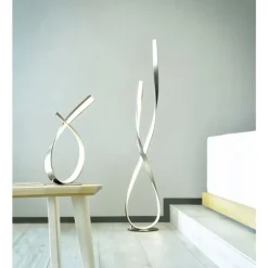 Stilvolle LED Tischlampe in Stahl 3000 K 11 W dimmbar