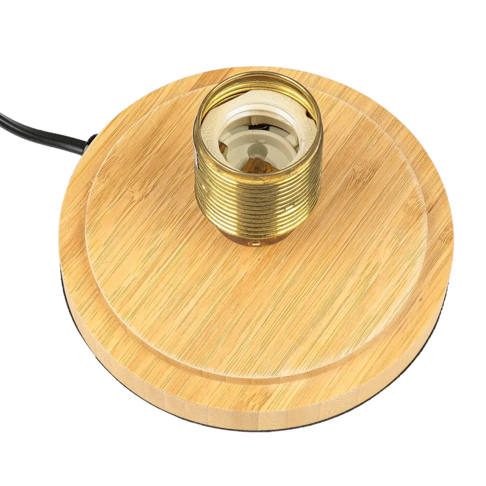 Stilvolle Tischlampe Bauhaus rund 20cm Edison Lampe