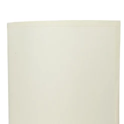 Stoff Wandleuchte mit Kabel Schalter Creme ALICE